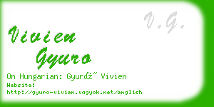 vivien gyuro business card